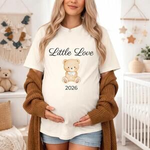 Little Love 2026 Teddy Shirt, Pregnancy Announcement, Baby Announcement